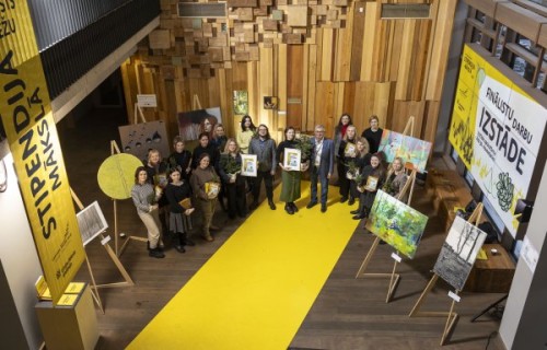 Piešķirta "Latvijas valsts mežu stipendija mākslā 2023"