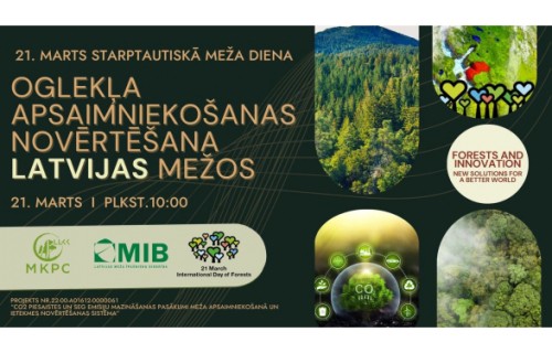 Tiešsaistes seminārs 21. martā - oglekļa apsaimniekošanas novērtēšana Latvijas mežos