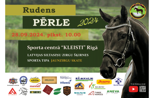 Septembra beigās notiks zirgu skate "Rudens pērle 2024"