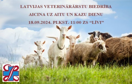 Latvijas Veterinārārstu biedrības seminārā informēs par aitu un kazu audzēšanu