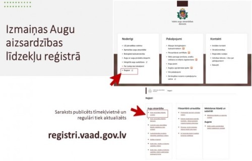 Izmaiņas Augu aizsardzības līdzekļu reģistrā