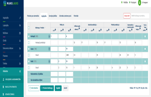 Mazāk papīru: bioloģisko atskaiti par saražoto turpmāk varēs sagatavot arī “Mans Lauks”