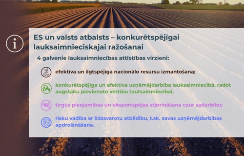 Zemkopības ministrs Armands Krauze: ES un valsts atbalsts – konkurētspējīgai lauksaimnieciskajai ražošanai