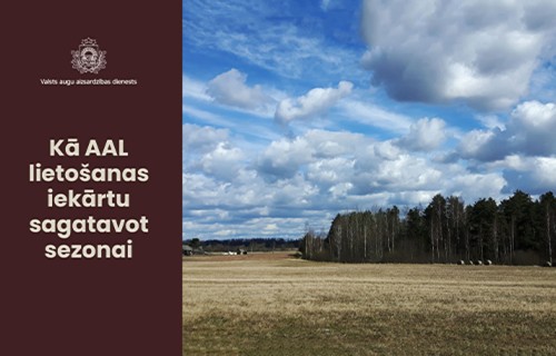 Augu aizsardzības līdzekļu lietošanas iekārtas sagatavošana sezonai