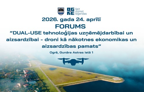 Ogrē notiks forums par dronu tehnoloģijām un to lomu uzņēmējdarbībā un aizsardzībā