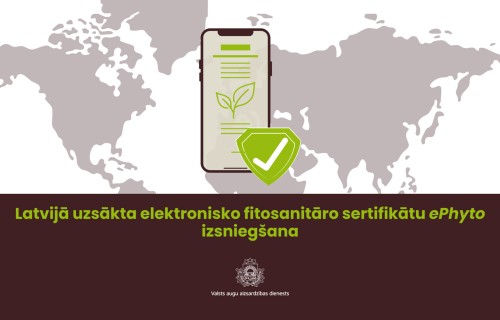 VAAD izsniedz pirmo elektronisko fitosanitāro sertifikātu - ePhyto