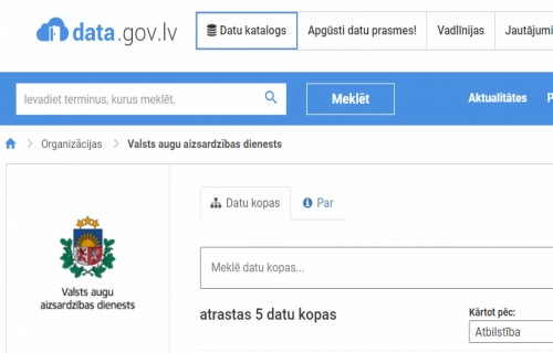 Latvijas Atvērto datu portālā pieejama sēklu aprites statistikas informācija